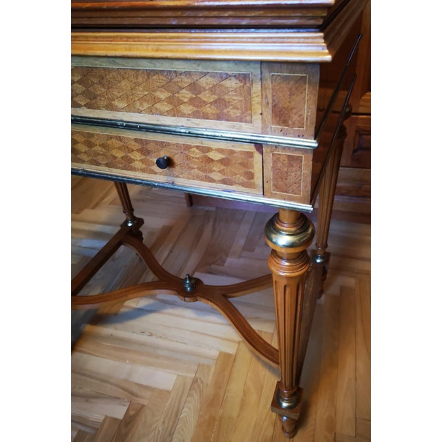 Wood Napoleon III Portfolio Game Table For Sale - Image 7 of 8
