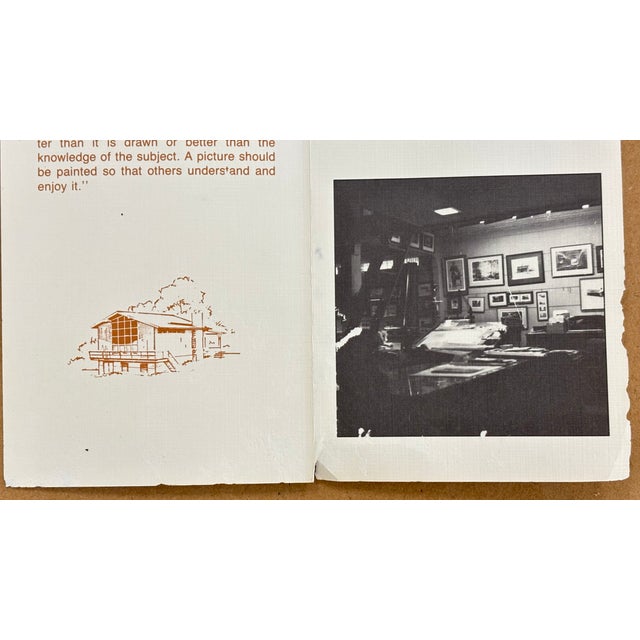 Original Omer Seamon Watercolor "Bridgeton Bridge" 1994 For Sale - Image 14 of 16