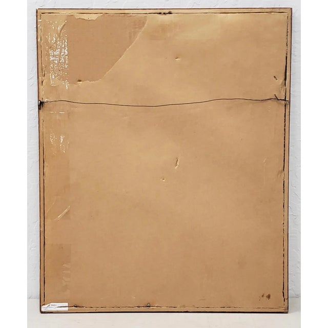 Mid 20th Century Vintage Pen and Ink Portrait of a Young Man For Sale - Image 5 of 6