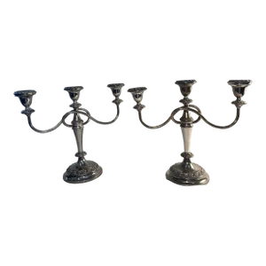 Pair of Antique English Candelabras C. 1910-1920