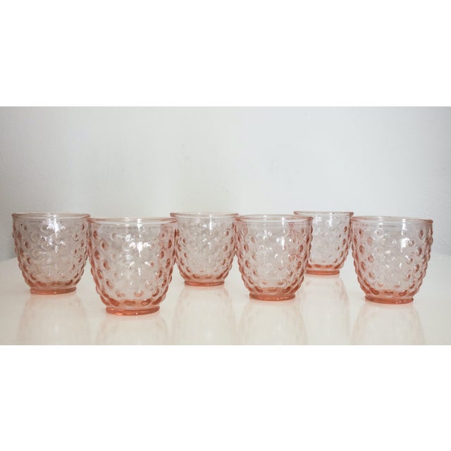 Pink Modern Glasses by Mariana Iskra for Ribes Studio, Set of 6 For Sale - Image 8 of 11