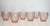 Pink Modern Glasses by Mariana Iskra for Ribes Studio, Set of 6 For Sale - Image 8 of 11