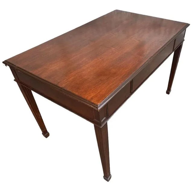 Drexel Heritage Cherry Wood Writing Desk 'Made Expressly for the Ritz-Carlton Hotel'. Deaccessioned from the Ritz-Carlton...