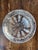 Vintage Etched and Cut Crystal Glass Rose Bowl 6" For Sale - Image 9 of 10