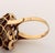 Metal Yellow Gold and Smokey Quartz Solitaire Ring For Sale - Image 7 of 7