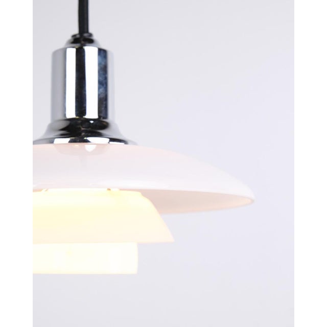 Model PH 2/1 Pendant Lamp in Chrome by Poul Henningsen for Louis Poulsen, 2010s For Sale - Image 3 of 9