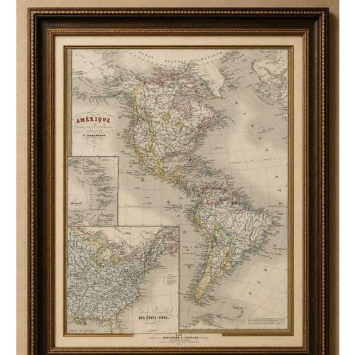 French Map of North and South America by Cortambert, 1864 For Sale - Image 6 of 11