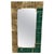 Wall Mirror in Green Murano Glass and Carved Brass from Justfurnituress SRL For Sale - Image 4 of 5