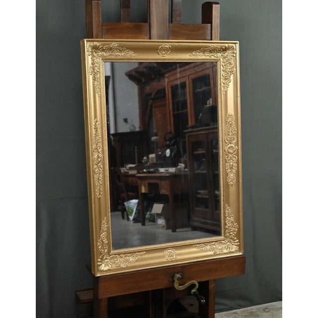 Mid-Century Modern Giltwood Mirror For Sale - Image 3 of 13