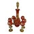 Small Nachtmann Traube Cranberry Brandy Decanter Set - 7 pcs For Sale