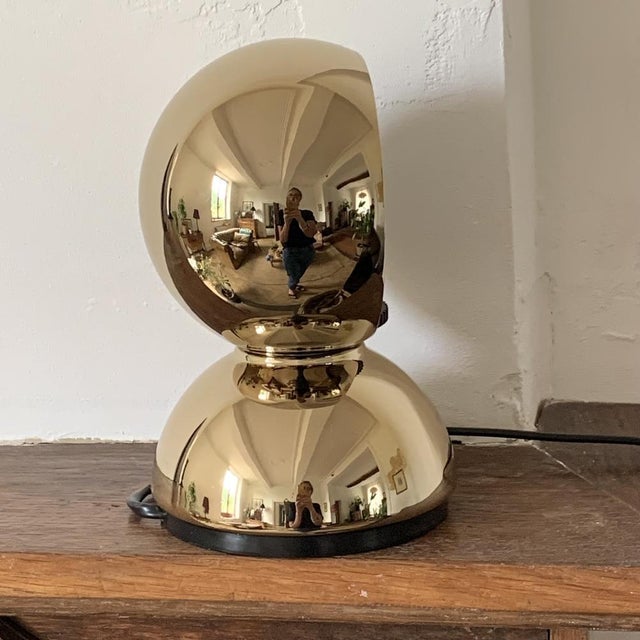 Eclisse Table Lamp by Vico Magistretti for Artemide, 2010s For Sale - Image 3 of 14