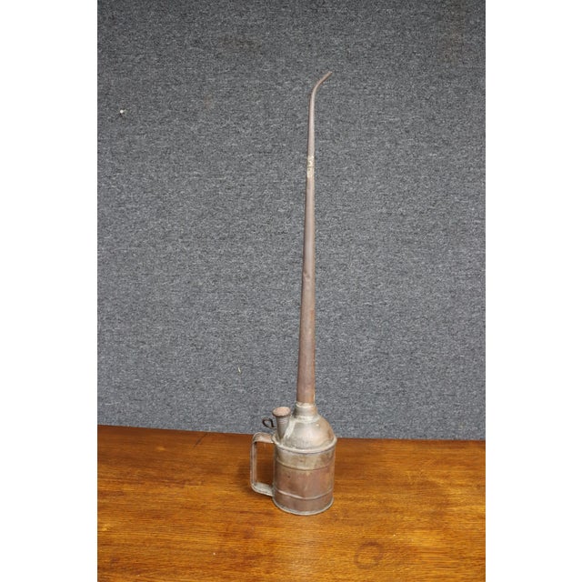 Antique Tin Oil Can With Long Spout For Sale In Philadelphia - Image 6 of 10