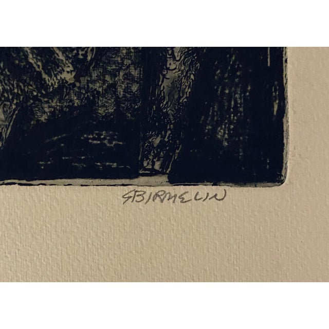 Robert A. Birmelin, Beast With Tree In Stomach, American Modernist Abstract Etching For Sale - Image 4 of 6