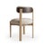Contemporary Siena Chair in Koya Driftwood Fabric and Wood Structure by Mambo Unlimited Ideas For Sale - Image 3 of 5