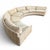 Mid-Century Modern Milo Baughman for Thayer Coggin Semi-Circular Sofa, 1970 For Sale - Image 3 of 8