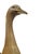 Tan Italian Mid-Century Modern Hand-Carved Wooden Swan With Brass Beak, C. 1960s–70s For Sale - Image 8 of 16