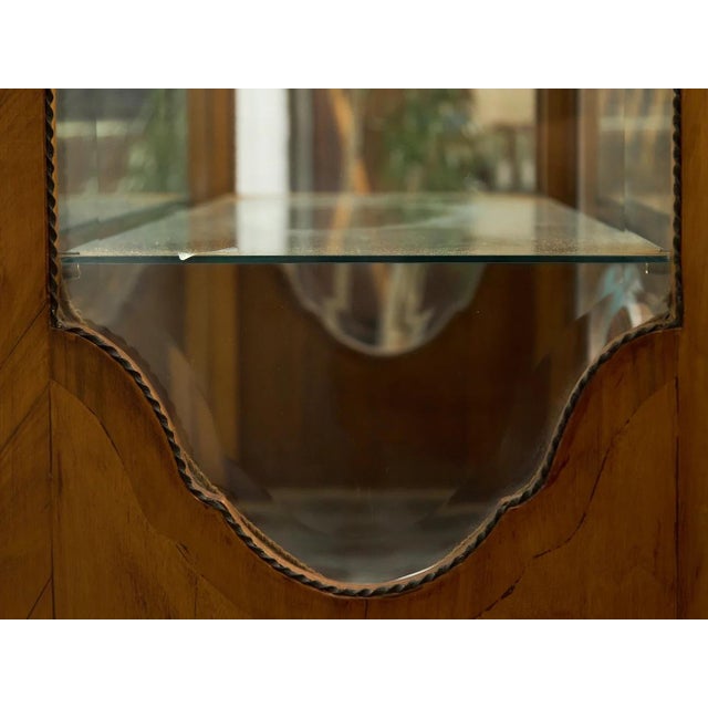 Late 19th Century Georgian Art Deco Glass Display Curio For Sale - Image 12 of 12