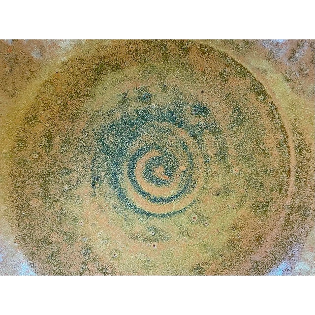 Massive Wishon-Harrell Stoneware Pottery Bowl California 1970s For Sale - Image 9 of 11