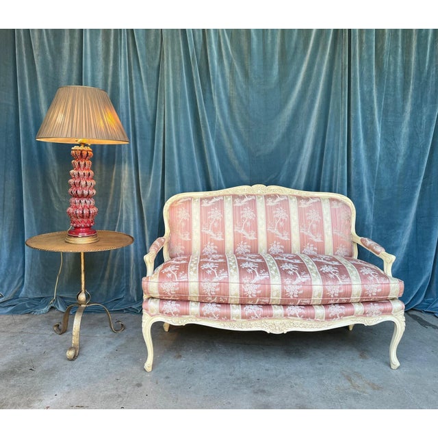 Spanish Spanish 1950s Red Ceramic Table Lamp For Sale - Image 3 of 12