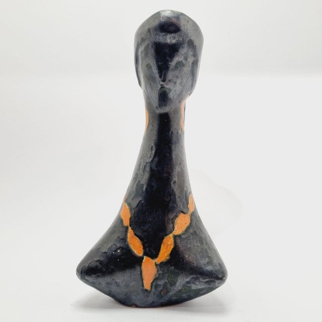 Mid-Century Modern Studio Ceramic Vase from Mónika Laborcz, 1960s For Sale - Image 6 of 13
