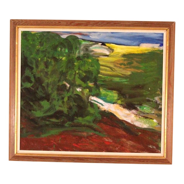 Alf Samuelsson, Lush Landscape, 1960s, Oil on Canvas, Framed For Sale