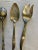 Art Deco 1930s Vintage Mismatched Silver Serving Utensils, Set of 3 For Sale - Image 3 of 8