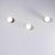 Opaque Glass and Bakelite Knob Ceiling Lamp, 1950s For Sale - Image 4 of 8