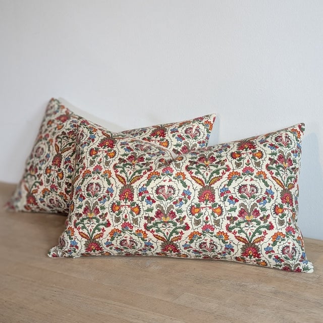 Soane Britain Musical Garden Lumbar Pillows For Sale - Image 4 of 5