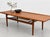 Mid-Century Modern Mid Century Modern Coffee Table by Grete Jalk, C. 1960’s | Upturned Edges & Slatted Magazine Rack For Sale - Image 3 of 13