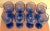 Cobalt Blue Libbey Wine Glasses - made in the late 20th Century. These blue wine glasses combine both aesthetic appeal and...