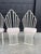 Metal 1980s Art Deco Revival Dining Chairs, Set of 5 – Skyscraper Back Design For Sale - Image 7 of 10
