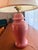 1980s Vintage Mid-20th Century Bubble Gum Pink Ginger Jar Table Lamp For Sale - Image 5 of 12