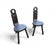Brutalist Chairs and Side Table, Spain, 1970s, Set of 3 For Sale - Image 10 of 18