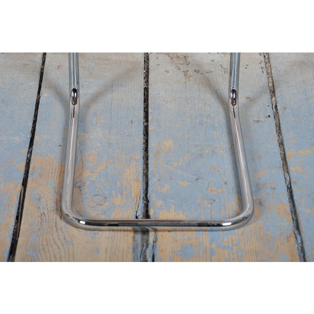 Vintage Bauhaus Chairs in Beech and Chrome, Czech, 1930s, Set of 8 For Sale - Image 6 of 12