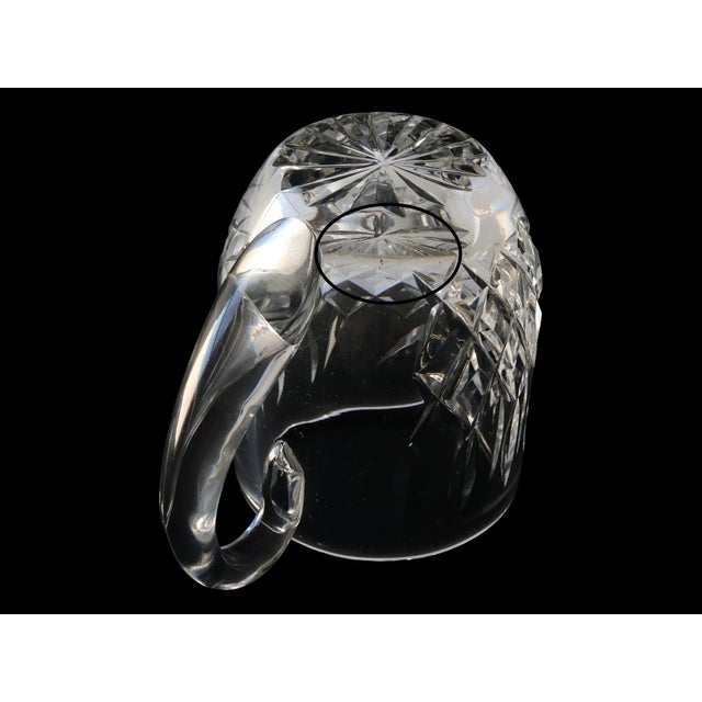 Mid 20th Century Waterford Lismore Crystal Cream and Sugar Set For Sale - Image 5 of 5