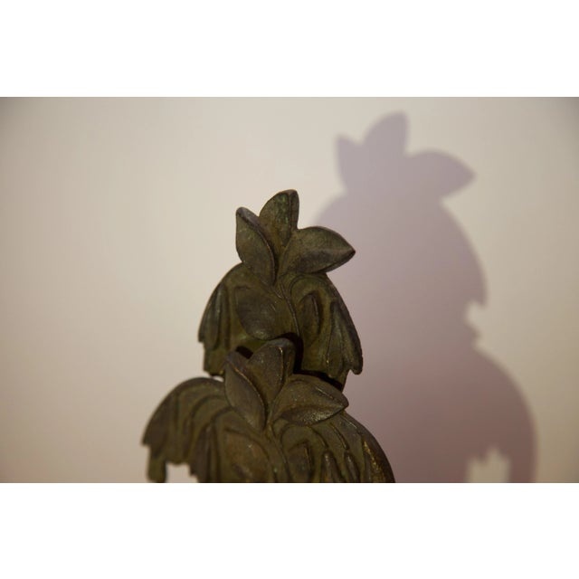 19th Century English Bronze Letter/Calling Card Rack For Sale - Image 4 of 10