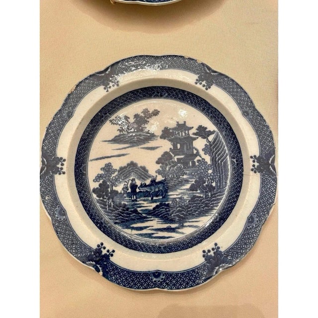 18th Century Antique Chinese Export Decorative Wall Plates- Set of 6 For Sale - Image 4 of 12