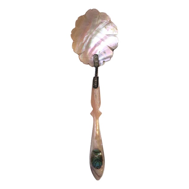 Mother of Pearl Spoon Caviar, Victorian Period For Sale