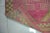 Vintage Pink Color Corridor Handmade Wool Runner For Sale - Image 10 of 11