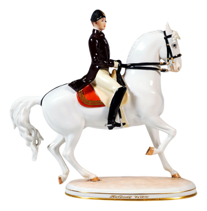 Spanish Riding School Vienna Trab Trot with Rider from Augarten, 1960s