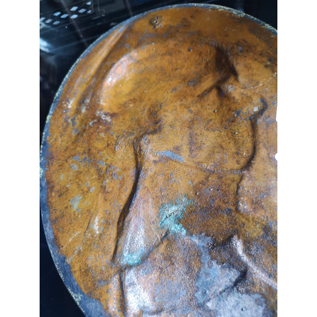 Jeanne D'Arc Bronze Wall Decor For Sale - Image 10 of 11
