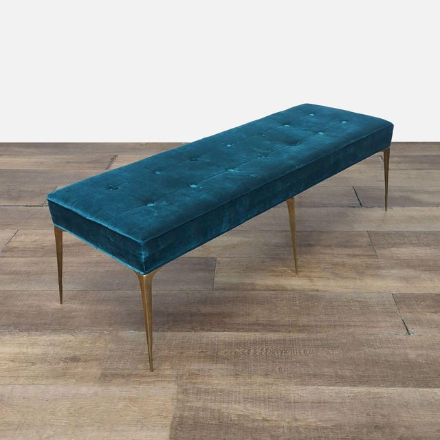 The Custom Signature Stiletto bench was designed by Irwin Feld Design for CF Modern. It features four hand cast, hand...