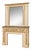 Louis XVI Style Fireplace with Overmantel in Lacquered Wood with Gilt Highlights For Sale