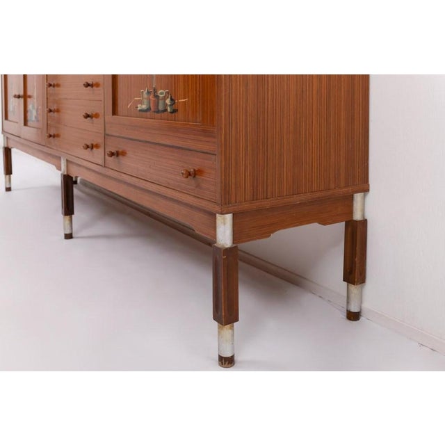 Mid-Century Modern Sideboard, Italy, 1950s For Sale - Image 11 of 13
