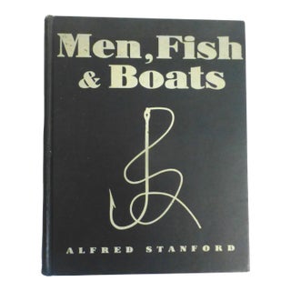 1934 Men, Fish & Boats Book, Signed Letter For Sale