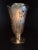 Vintage Jeanette Glass Gold Vase For Sale - Image 4 of 4