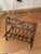 Rattan Magazine Rack with Ceramic Tile Shelf, 1970s For Sale - Image 9 of 18