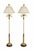 Vintage Italian Gilt Tole Palm Frond Floor Lamps - A Pair For Sale - Image 14 of 14