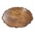 Antique English Oak Scalloped Edge Lazy Susan For Sale