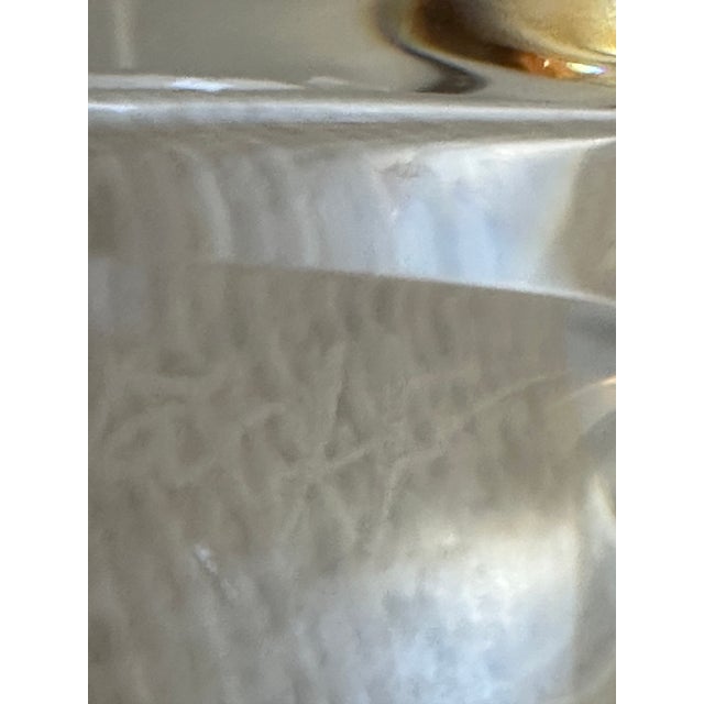 Goran Warf for Kosta Boda--Sculptural Swedish Art Glass Rimmed Bowl For Sale - Image 14 of 18